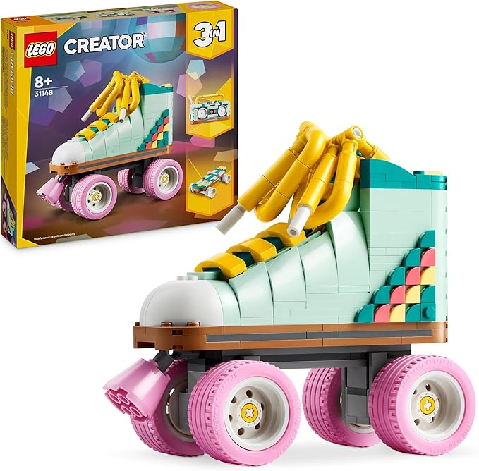 LEGO Creator Roller Skate, Boom Box & Skateboard - 3 in 1